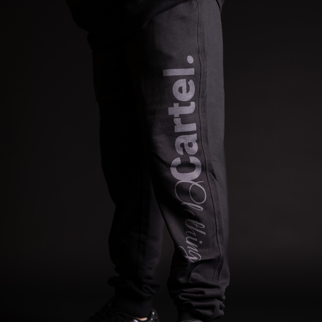 Classic Track Pants Black - Charcoal Grey